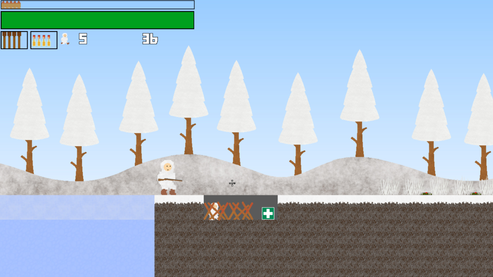 Diese Stachelfallen berührt man in Battle of Finnland besser nicht.