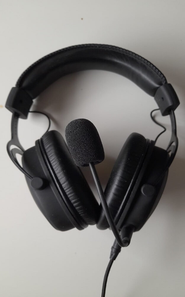 Das Lioncast Headset im Einsatz.