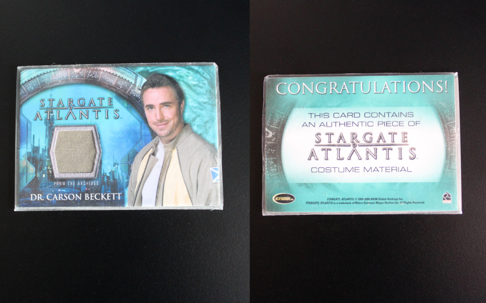 Trading Cards Stargate Atlantis Costume Card